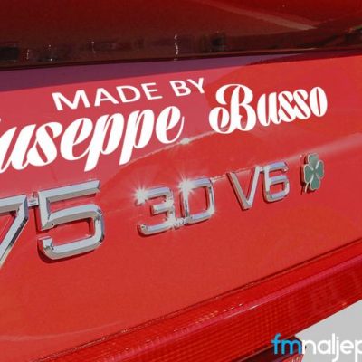 Naljepnica Alfa Romeo Made by Busso