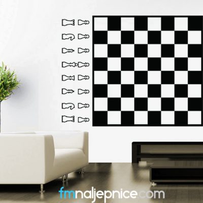 Zidna naljepnica – Šah