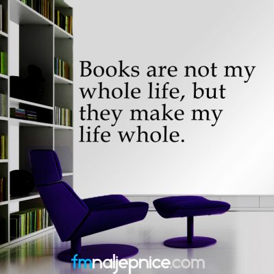 Books are not my whole life