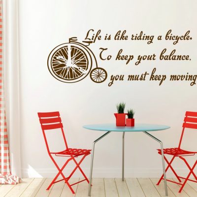 Life is like riding a bycicle
