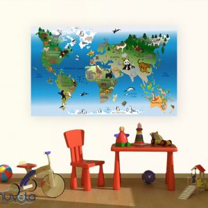 Karta svijeta za djecu