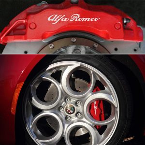 Alfa Romeo naljepnice za kočiona klijesta – set 4 kom