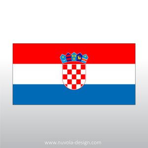 hrvatska zastava naljepnica