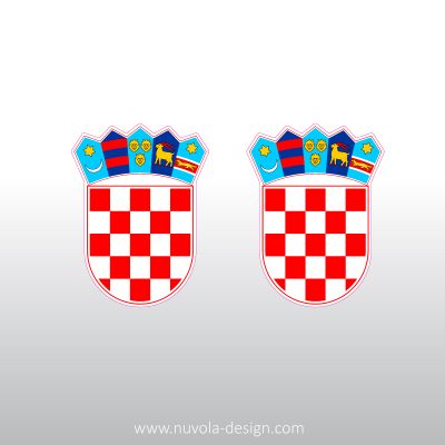 naljepnica hrvatski grb