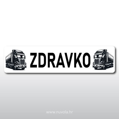 Personalizirane tablice za kamion