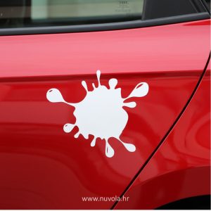 Naljepnica jednobojna mrlja