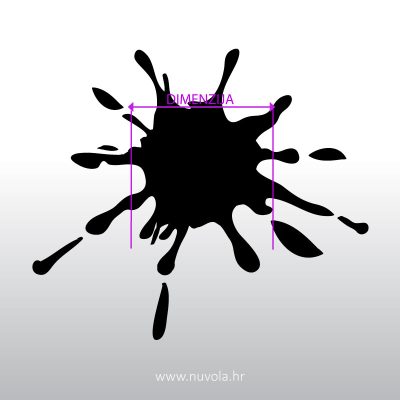 Naljepnica mrlja za auto