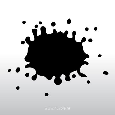 Naljepnica za auto – mrlja 2